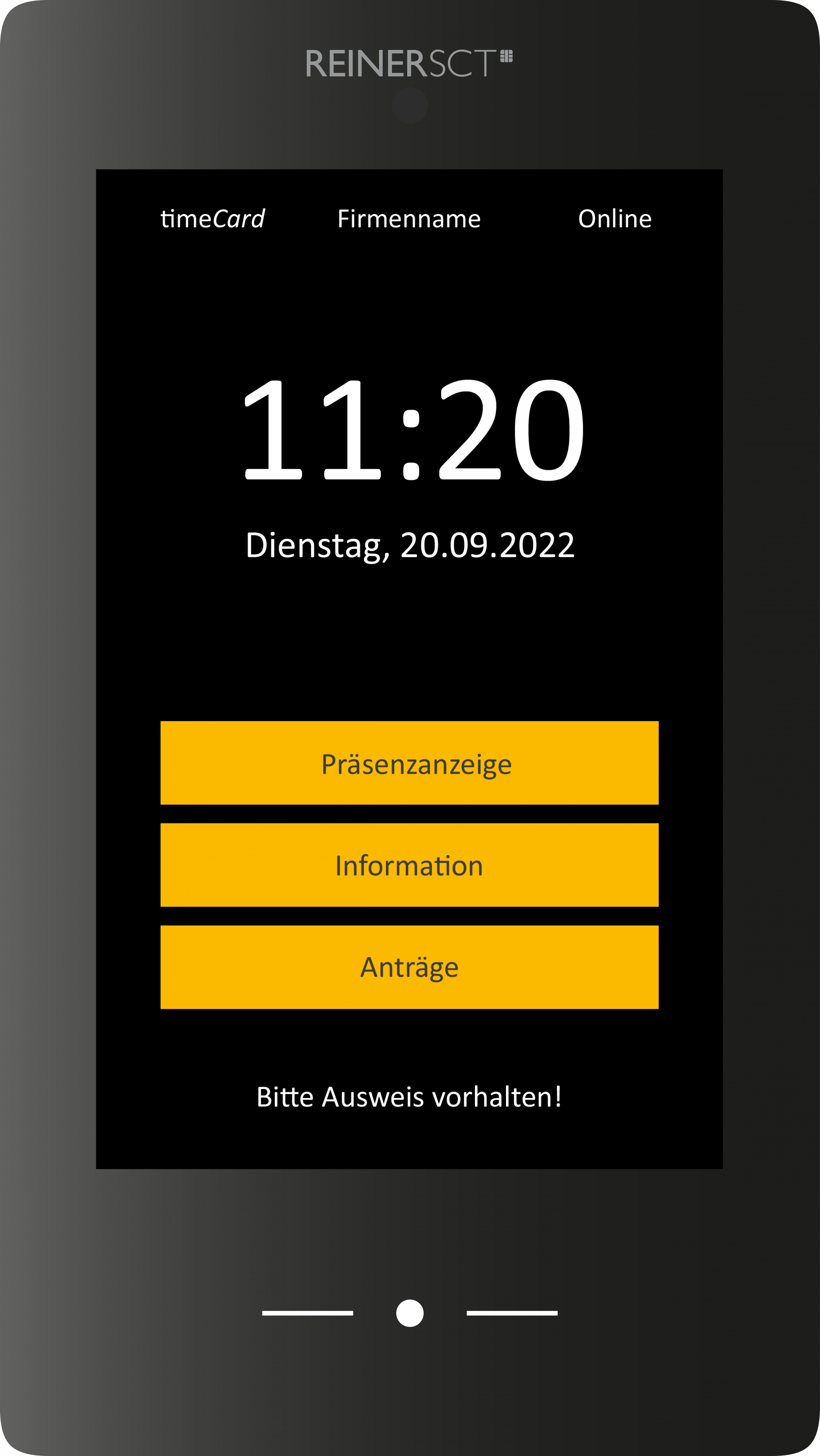 Zeiterfassung 2 REINER SCT timeCard Terminal3