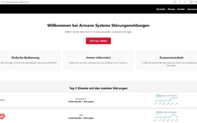 Neues Tool von Armann Systems GmbH: Gemeinsam Störungen meistern