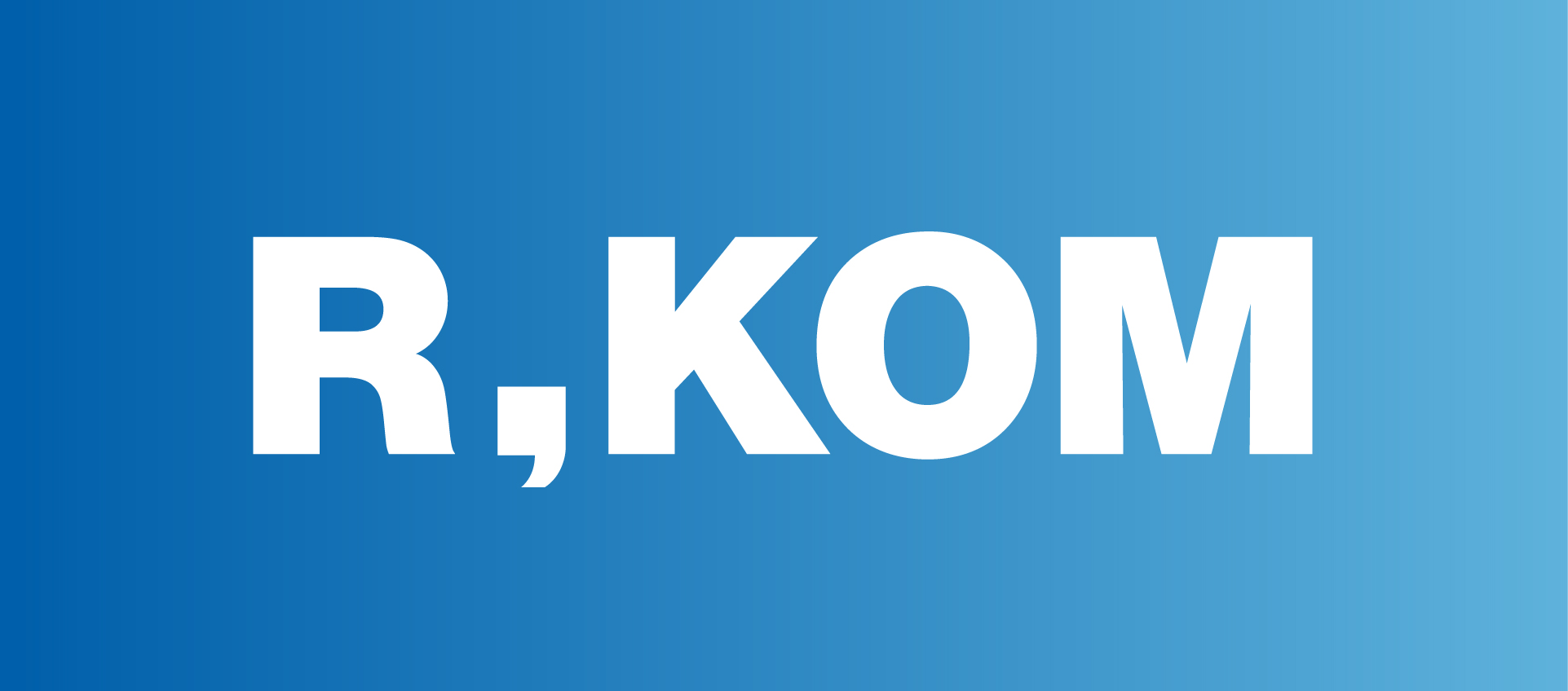 R KOM Logo Clean weiss blau rgb web